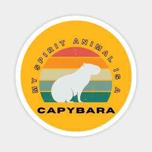 My Spirit Animal Is A Capybara Magnet